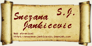 Snežana Jankićević vizit kartica